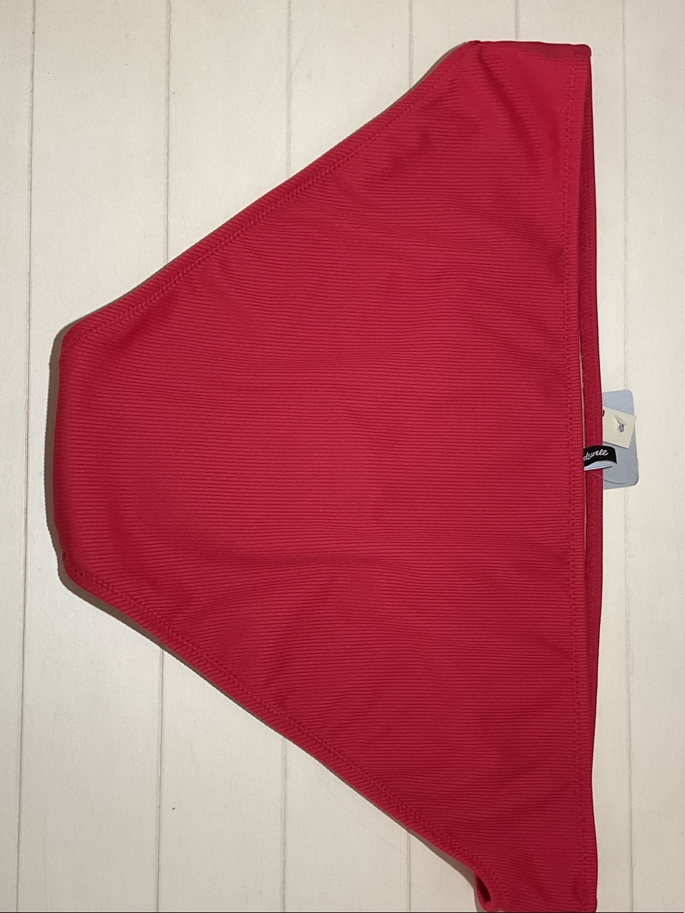 Madewell Two-Piece Bikini Set - Red & Blue Scribble Print - Picture 7 of 8